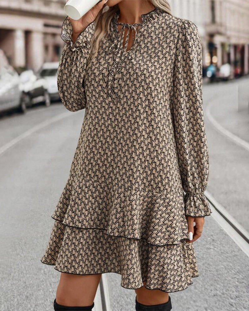 Maison Bonnetterie™ | Liana Blossom Dress with Long Sleeves