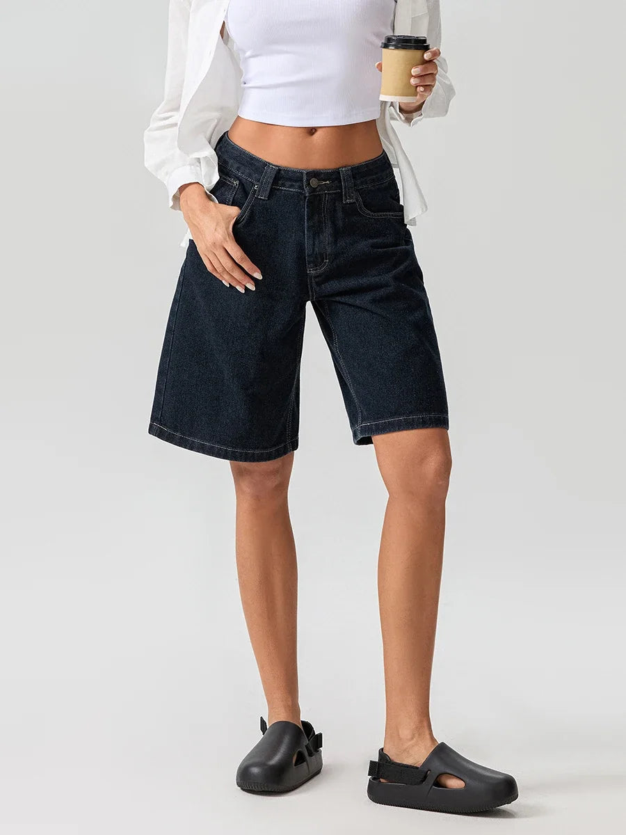 Maison Bonneterie™ | Loose Denim Shorts