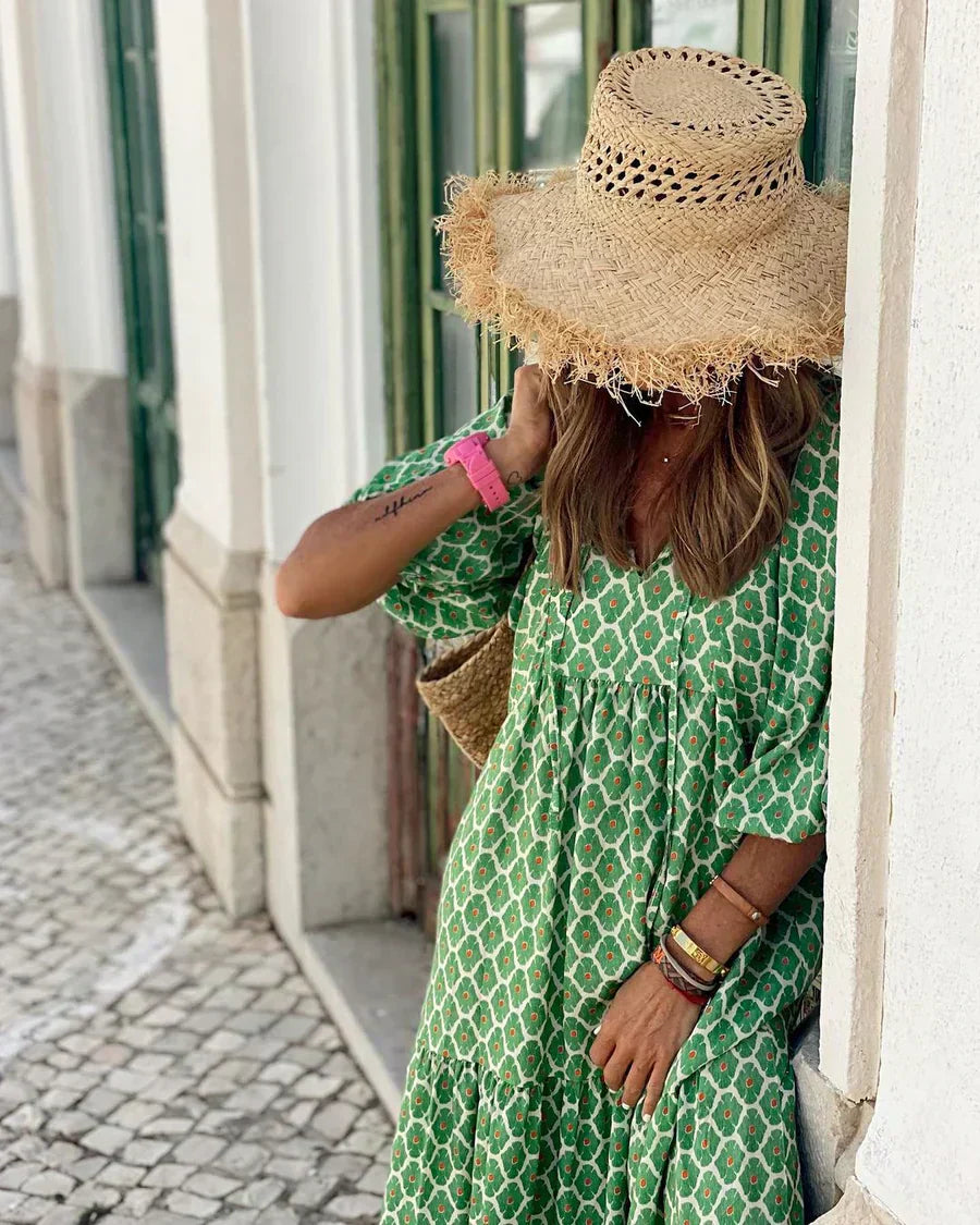 Maison Bonnetterie™ | Fleur Bohemian Maxi Dress
