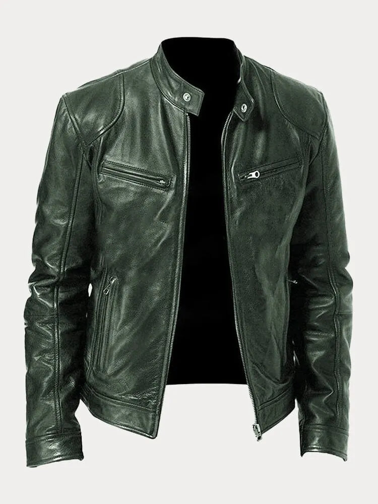 Maison Bonnetterie™ | Victor Casual Leather Jacket