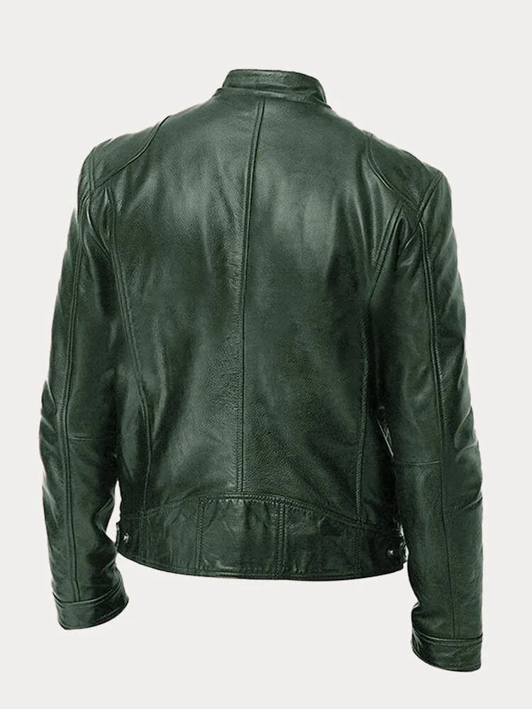 Maison Bonnetterie™ | Victor Casual Leather Jacket