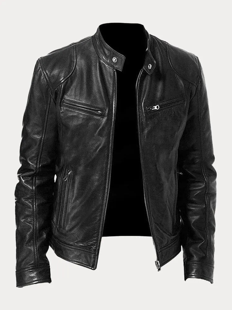 Maison Bonnetterie™ | Victor Casual Leather Jacket