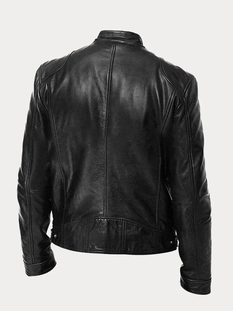 Maison Bonnetterie™ | Victor Casual Leather Jacket