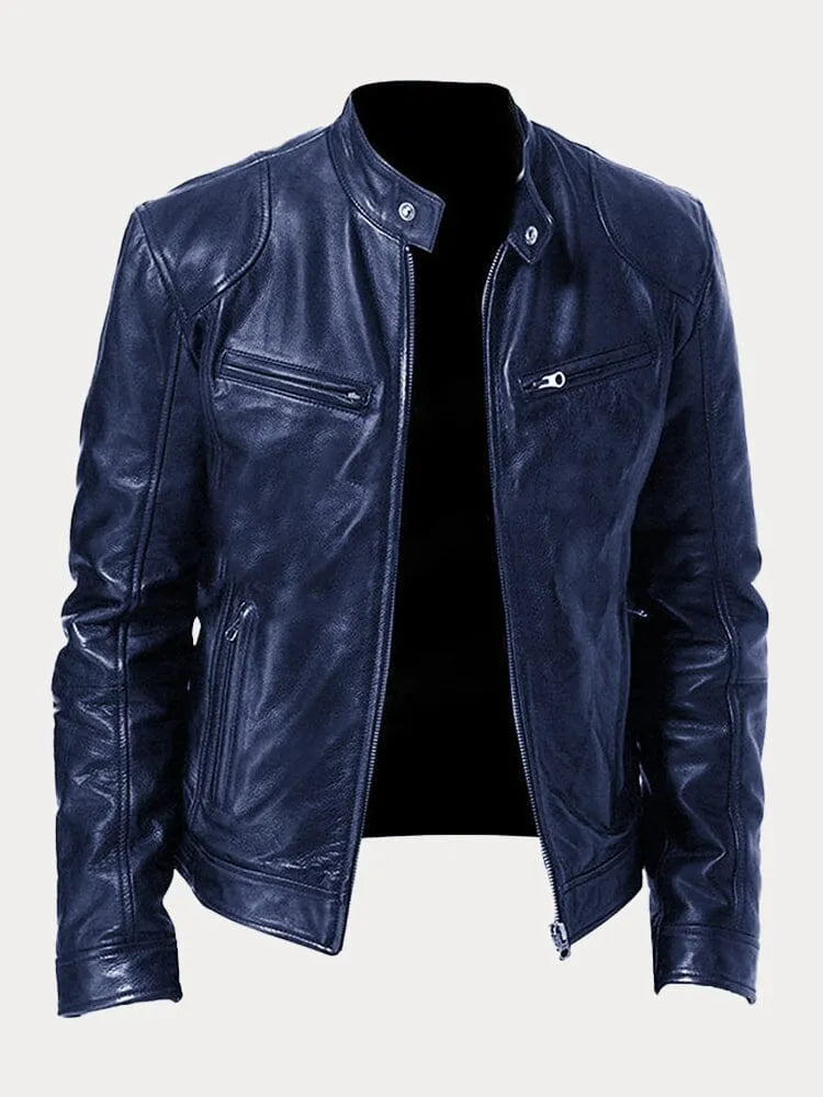 Maison Bonnetterie™ | Victor Casual Leather Jacket