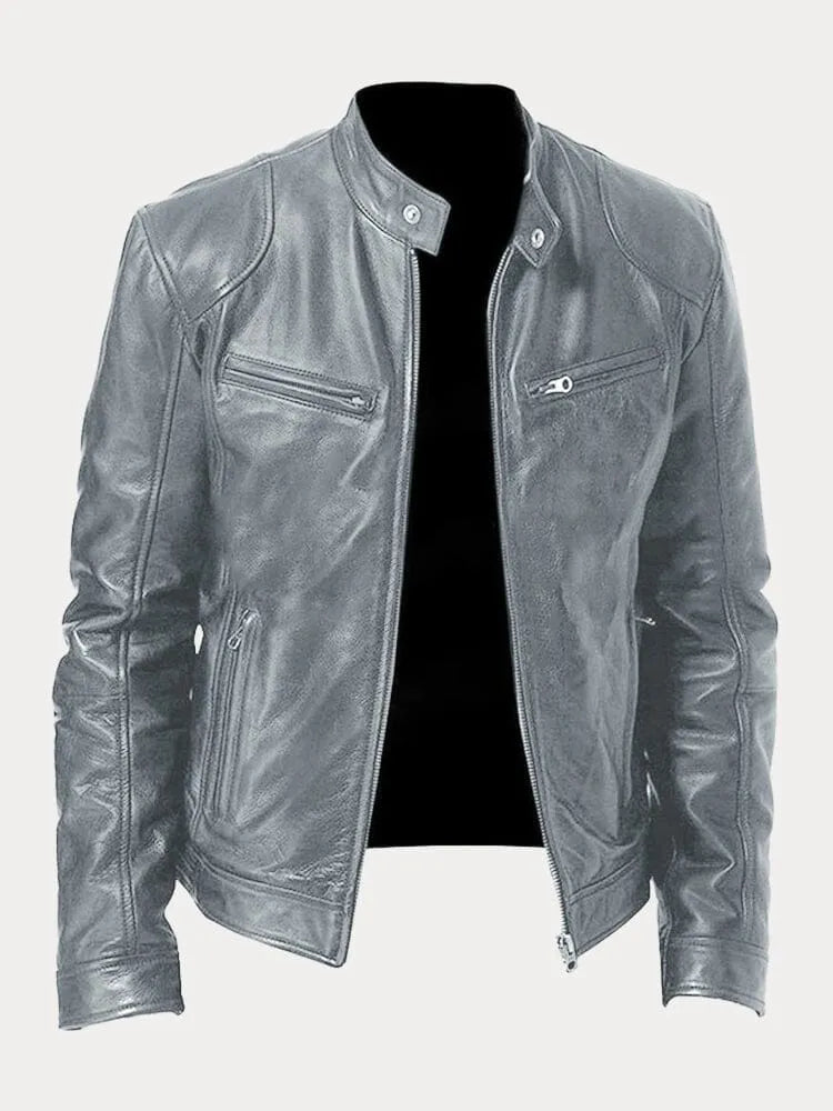Maison Bonnetterie™ | Victor Casual Leather Jacket