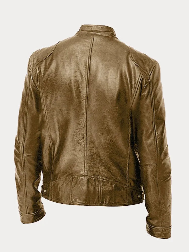 Maison Bonnetterie™ | Victor Casual Leather Jacket
