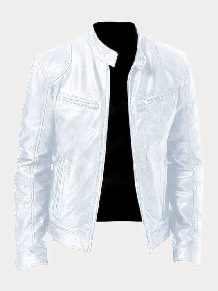 Maison Bonnetterie™ | Victor Casual Leather Jacket