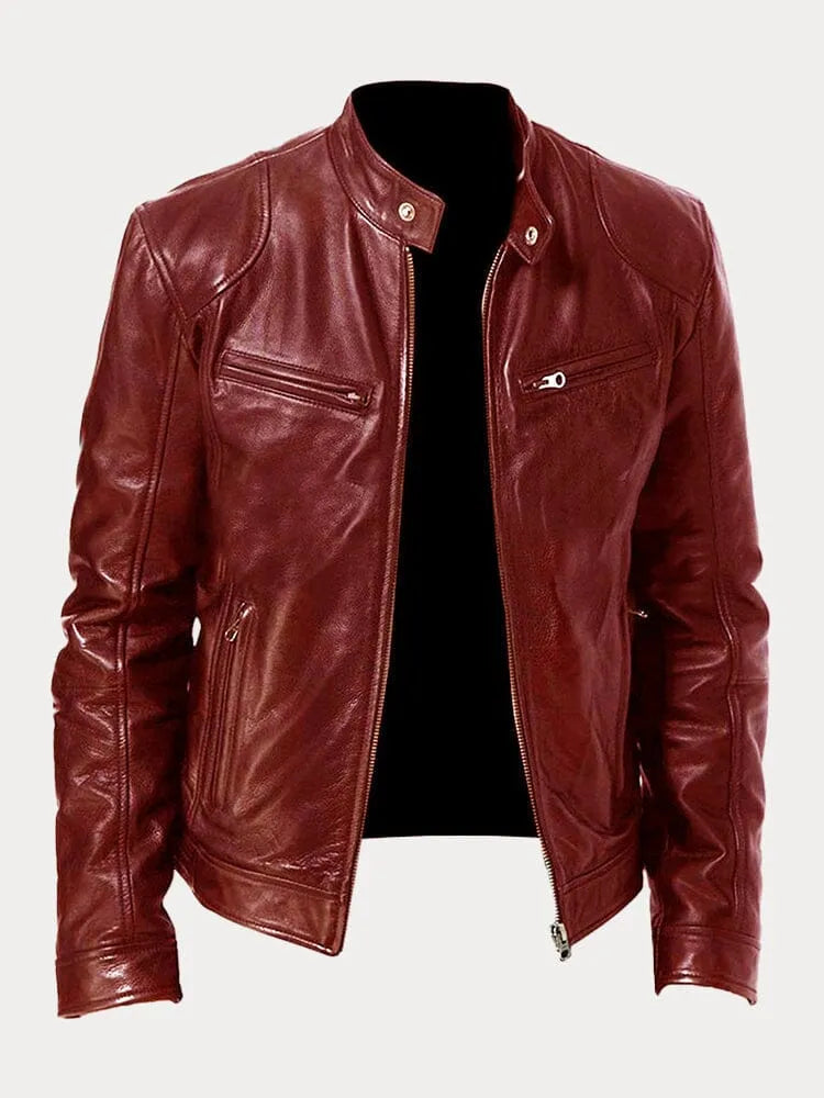 Maison Bonnetterie™ | Victor Casual Leather Jacket