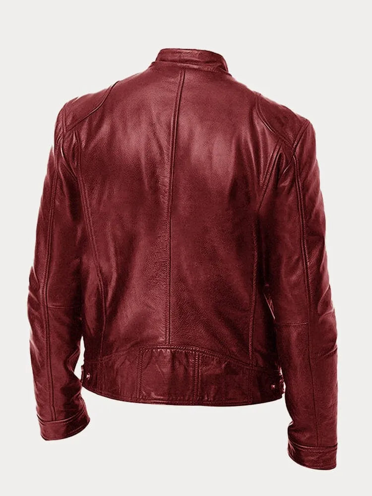 Maison Bonnetterie™ | Victor Casual Leather Jacket