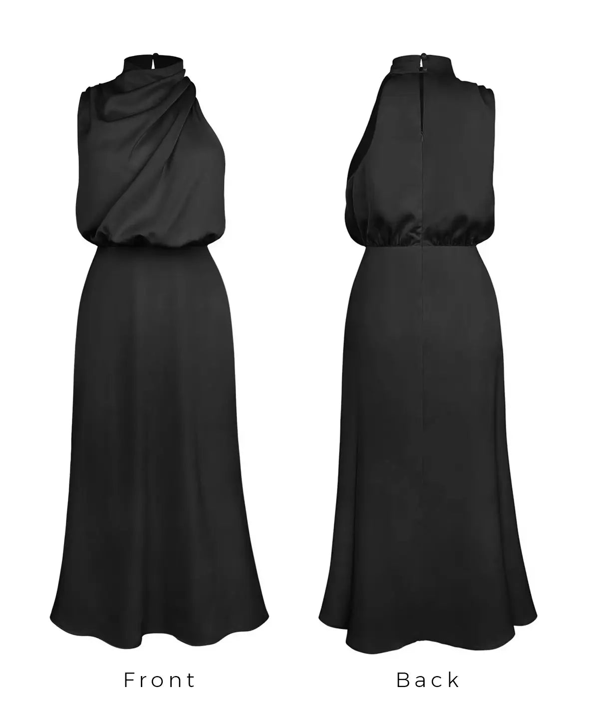 Maison Bonneterie™ | Solène High Waist Midi Dress