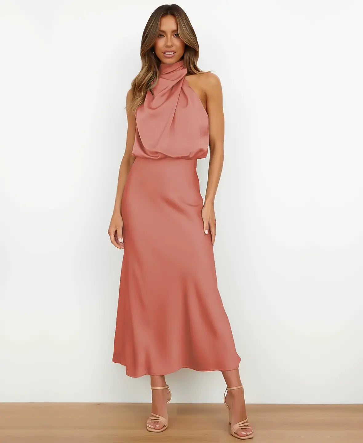 Maison Bonneterie™ | Solène High Waist Midi Dress