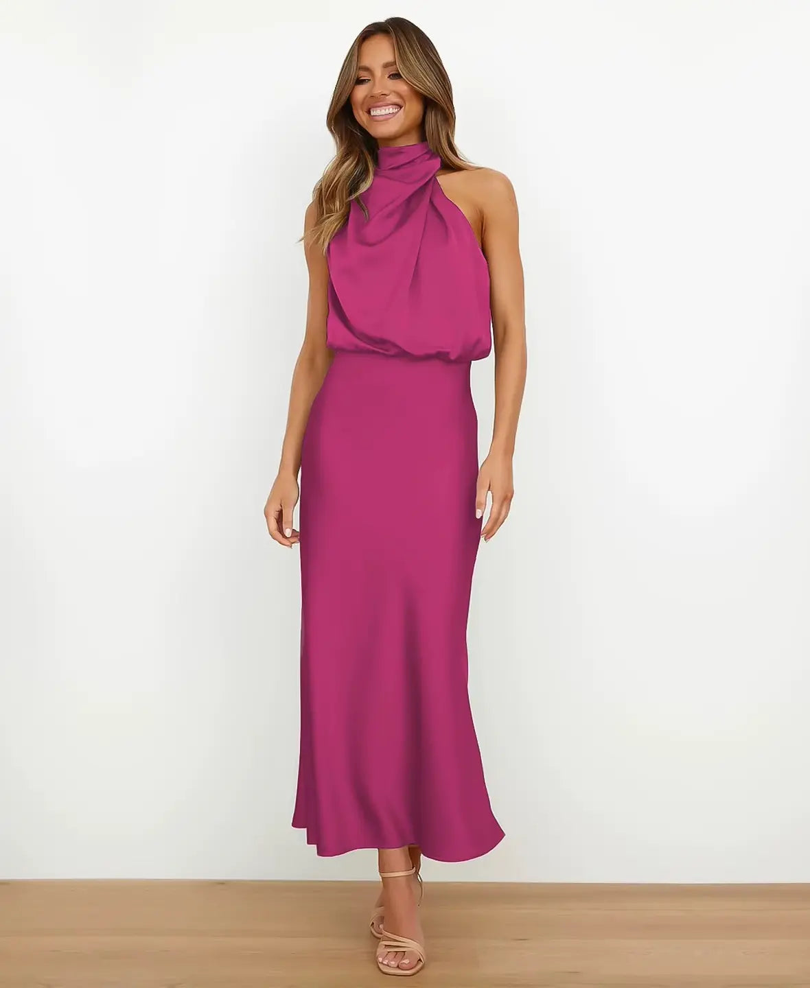 Maison Bonneterie™ | Solène High Waist Midi Dress