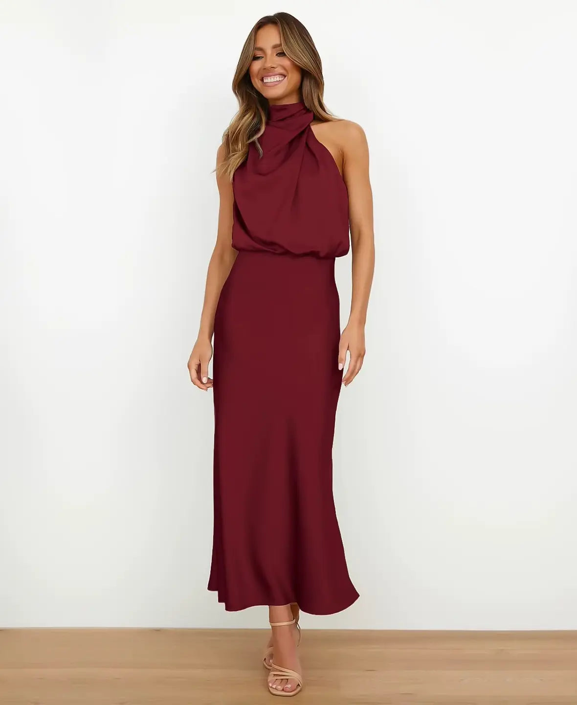Maison Bonneterie™ | Solène High Waist Midi Dress