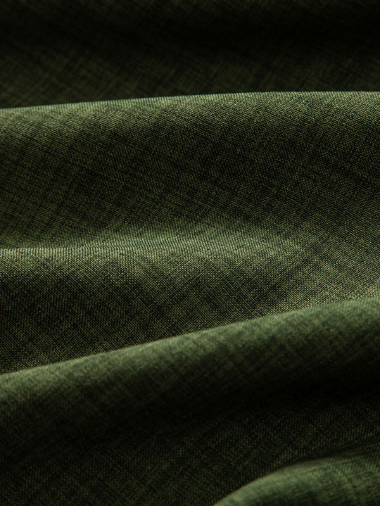 Maison Bonneterie™ | Short Sleeve Stand Collar Shirt & Straight Leg Linen Pants