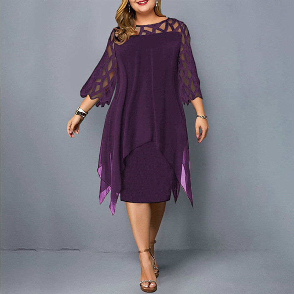 Maison Bonneterie™ | Kristyn Chic Plus Size Midi Dress