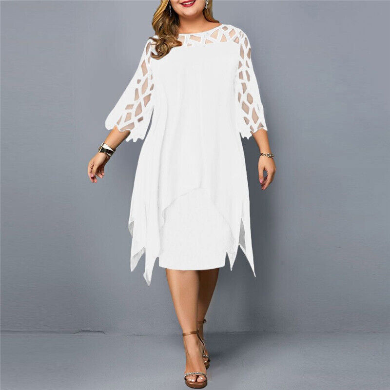 Maison Bonneterie™ | Kristyn Chic Plus Size Midi Dress