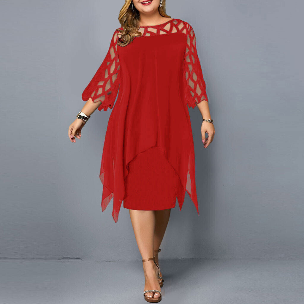 Maison Bonneterie™ | Kristyn Chic Plus Size Midi Dress