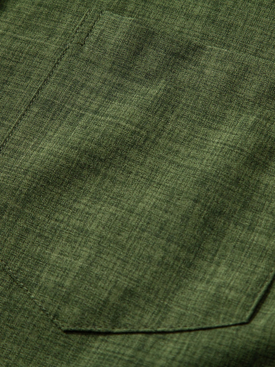 Maison Bonneterie™ | Short Sleeve Stand Collar Shirt & Straight Leg Linen Pants