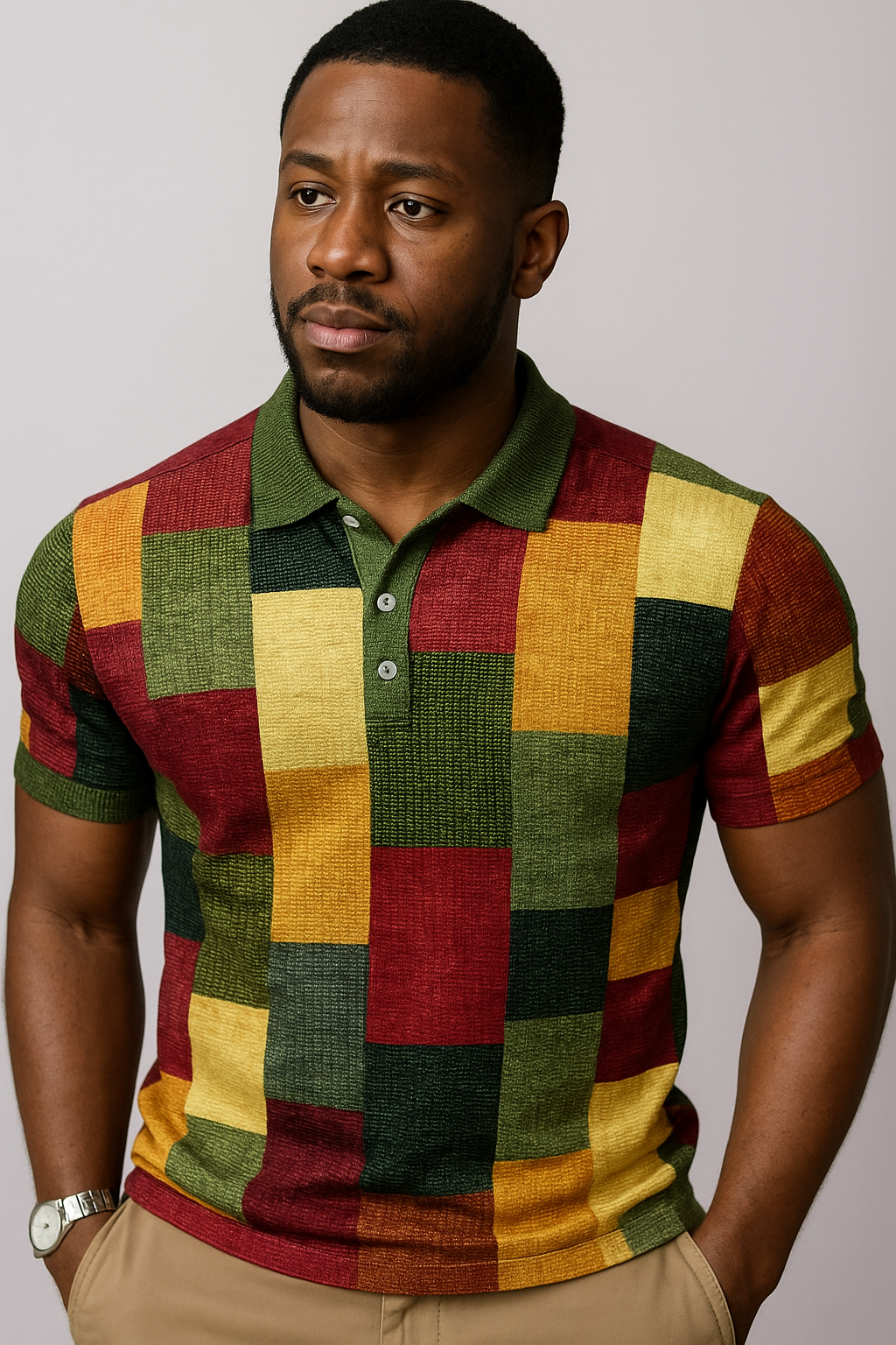 Maison Bonneterie™ | Emil Classic Plaid Polo Shirt (Limited Edition)