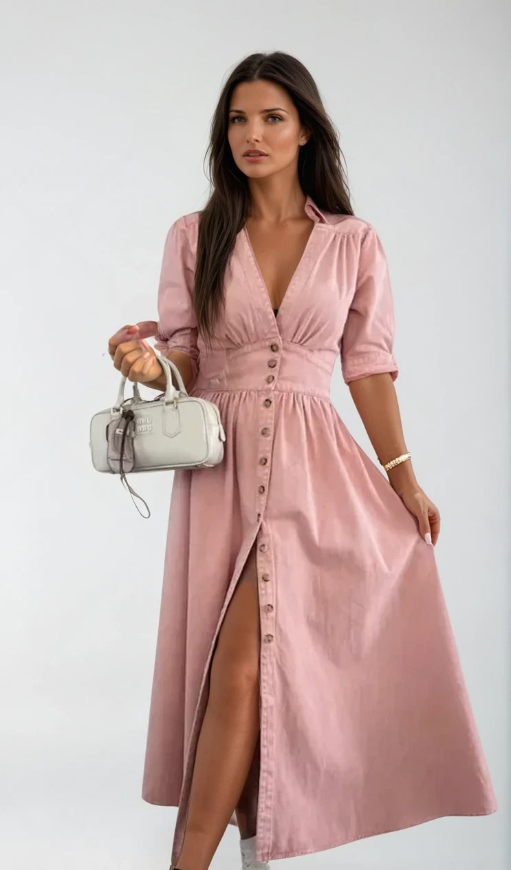 Maison Bonnetterie™ | Ivanka Radiant Denim Dress
