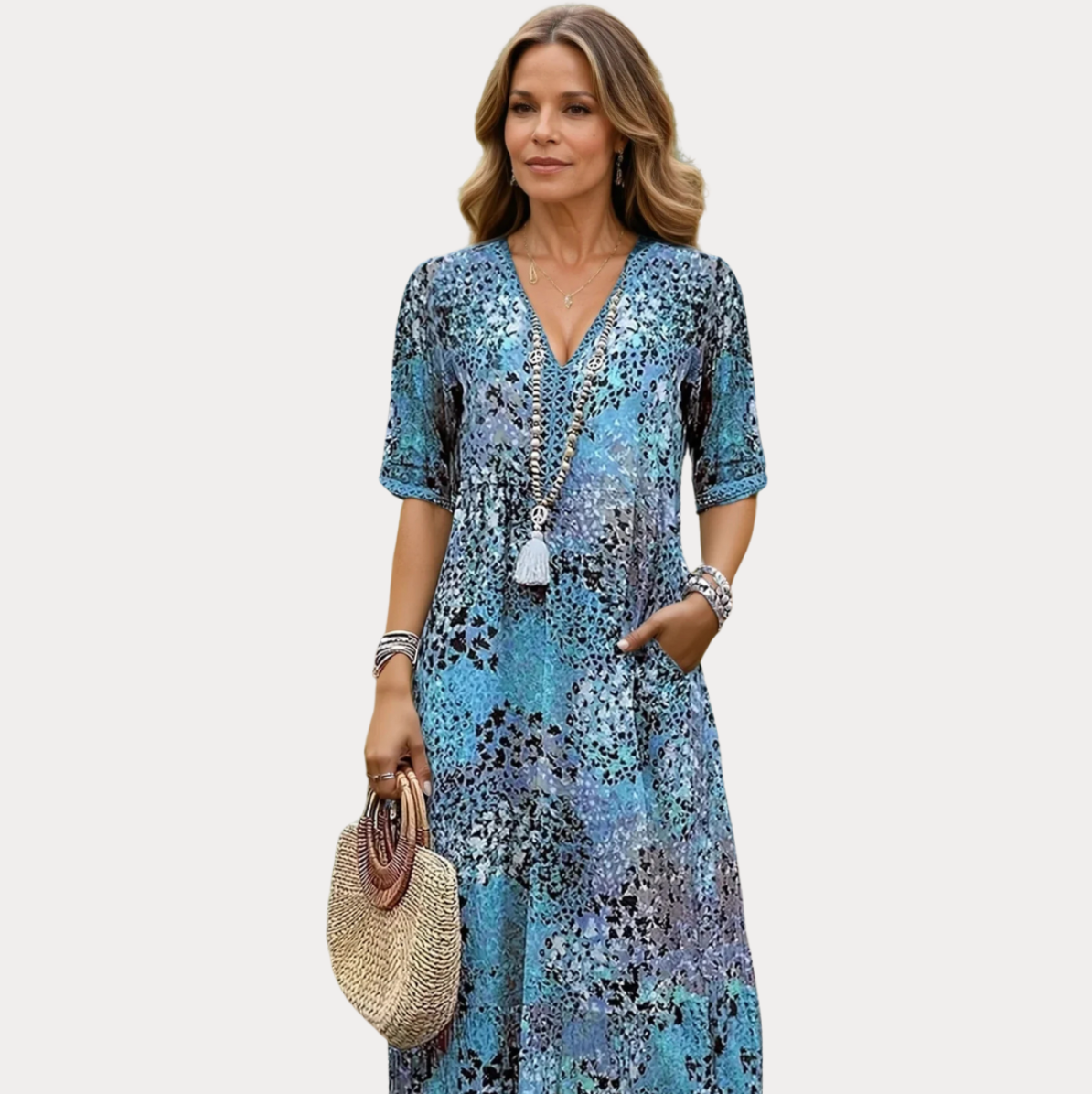 Maison Bonnetterie™ | Heidi Shiny Summer Dress
