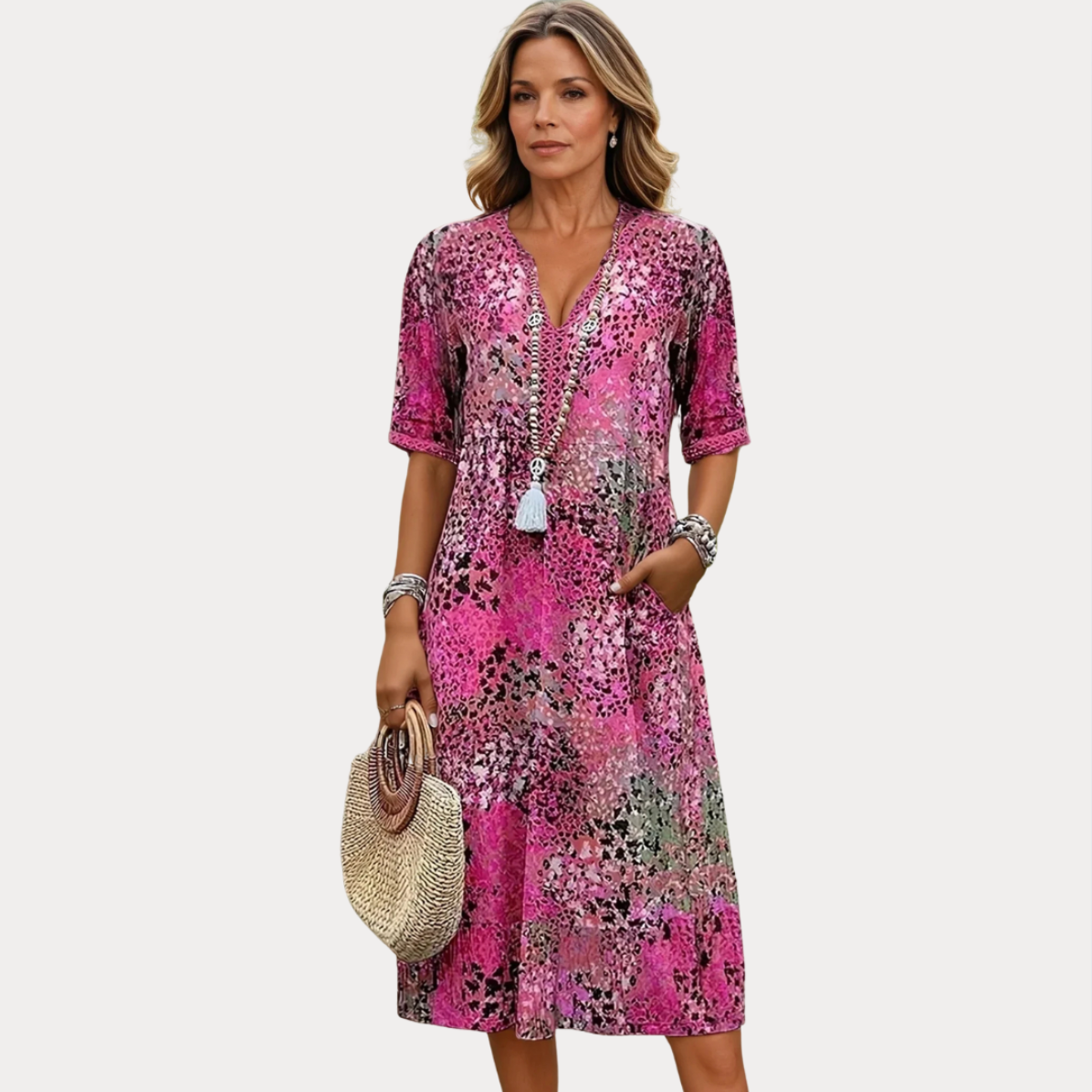 Maison Bonnetterie™ | Heidi Shiny Summer Dress
