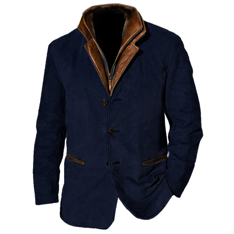 Maison Bonneterie™ | Retro Suede Leather Jacket