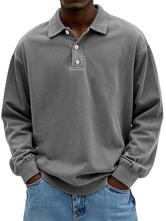 Maison Bonneterie™ | Maxime Stylish Long-Sleeved Polo Shirt