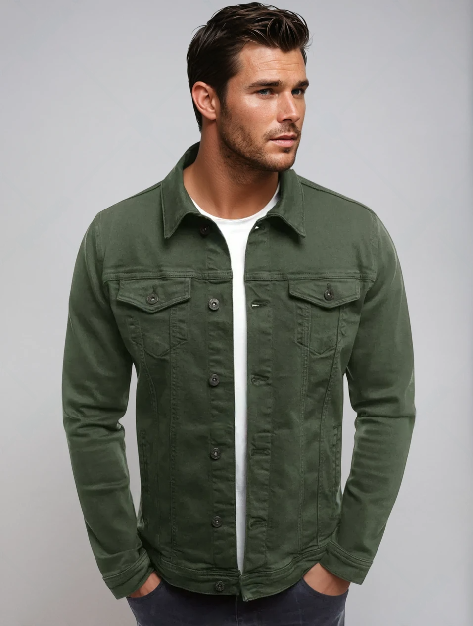 Maison Bonneterie™ | Giacomo Tailored Denim Jacket