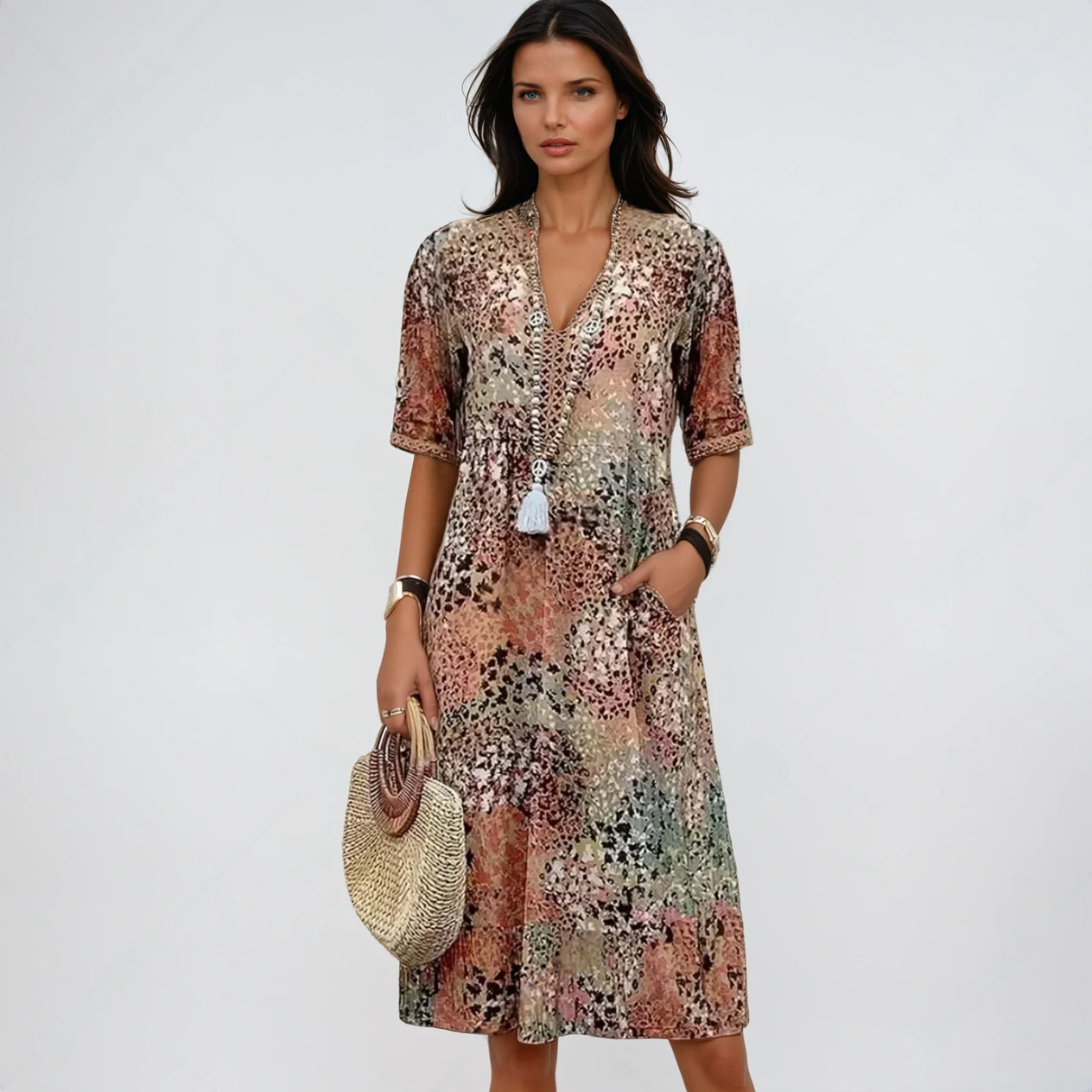 Maison Bonnetterie™ | Heidi Shiny Summer Dress